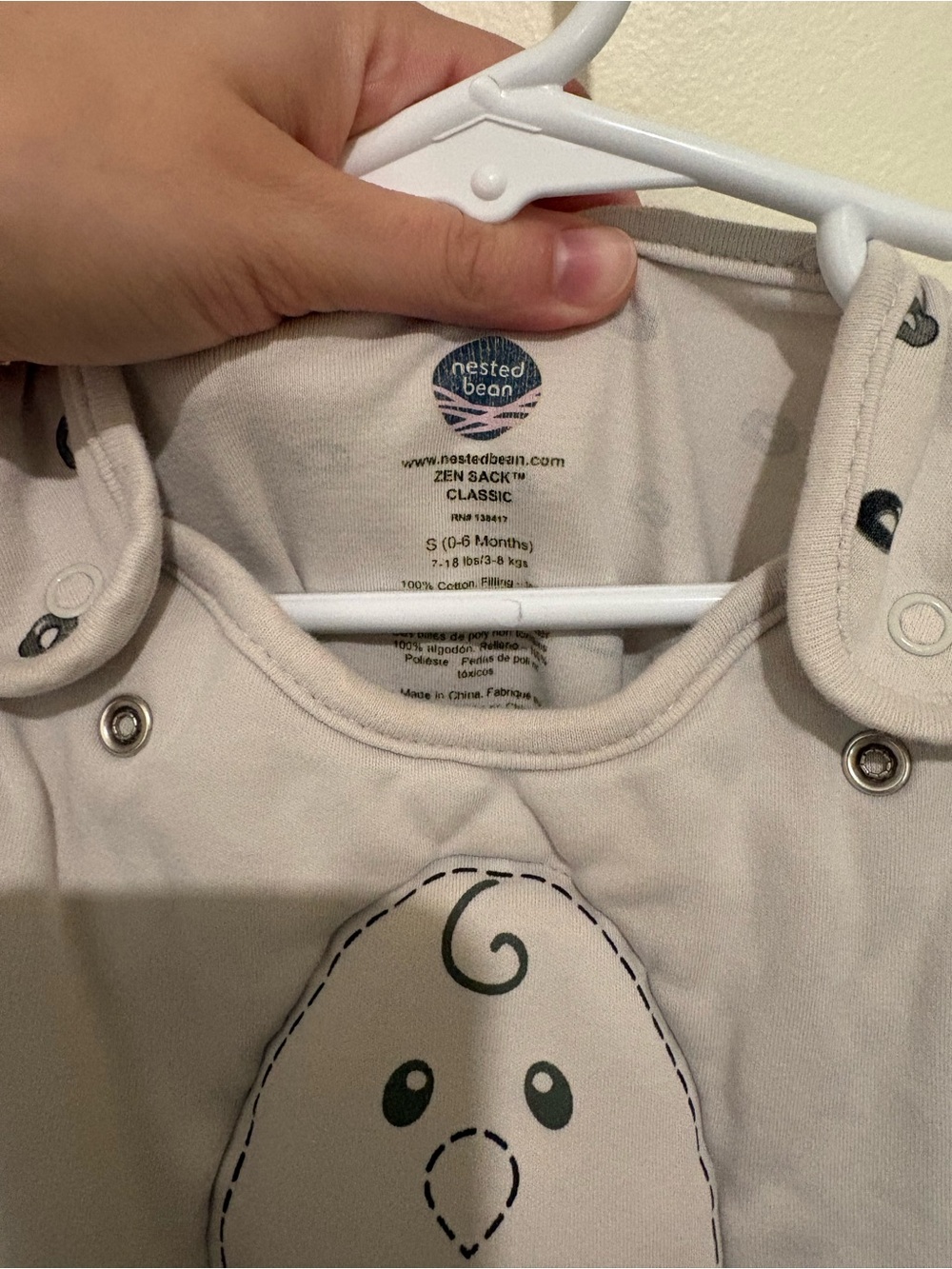 Nested Bean Zen Sack Classic & Zen Footie PJ Classic Set - Picture 3 of 5